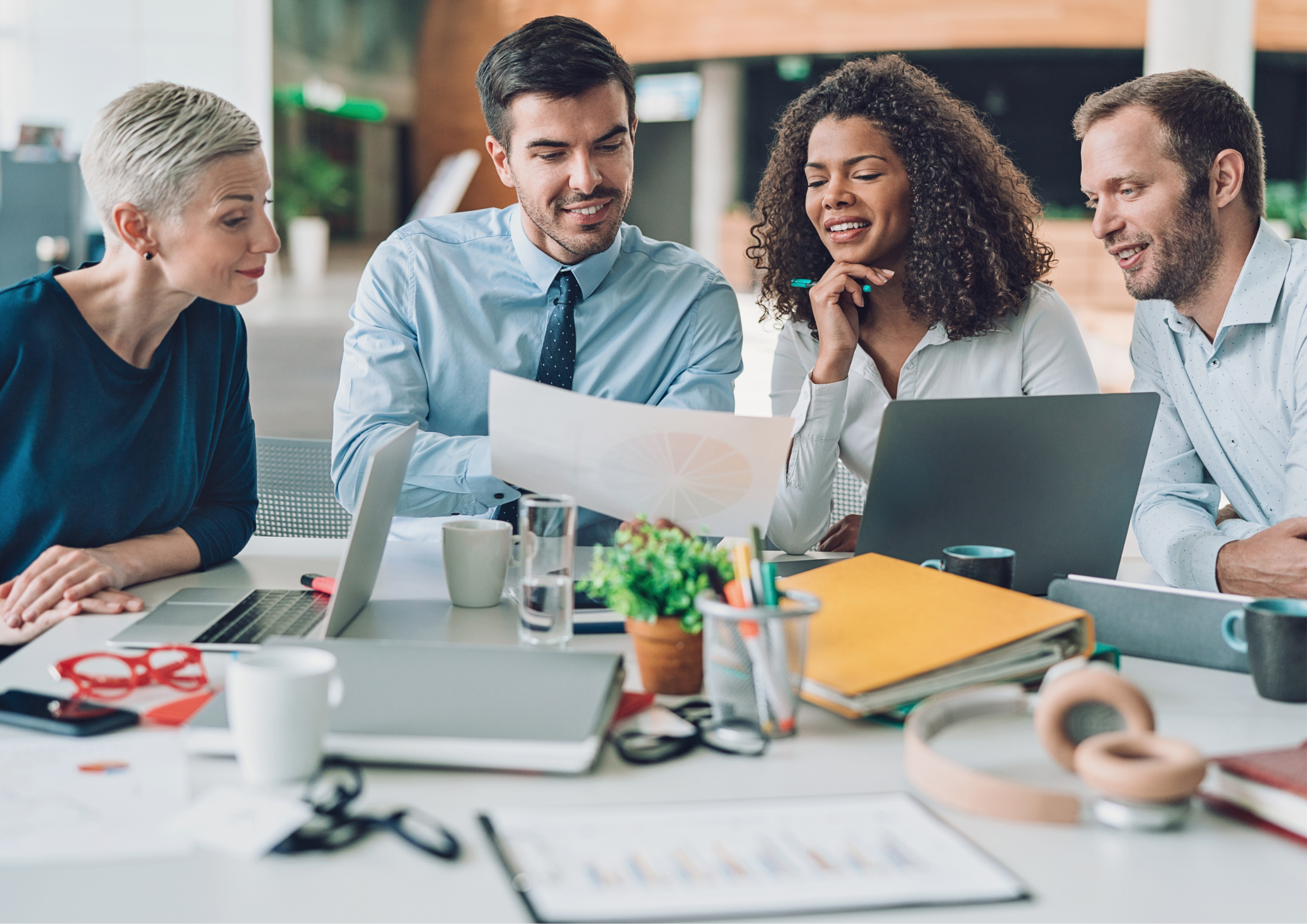 Myths About Clinical Trials Volunteers learning about clinical trial participation